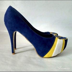 HERSTAR Milwaukee Brewers Stiletto Heels Sz 7.5